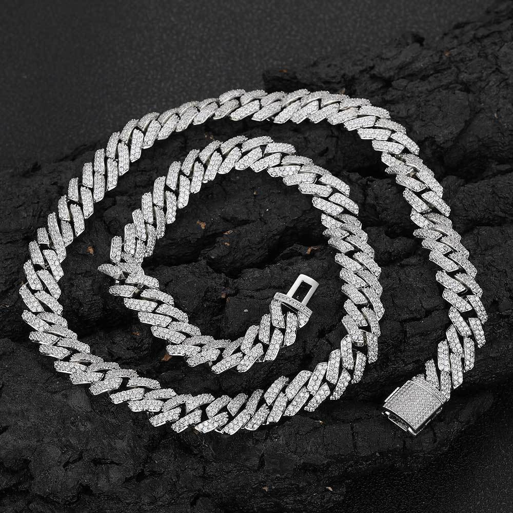 Diamond-Cut Cuban Chain Necklace in Gold or White Gold - PVD finish – Bold Hip Hop Jewelry