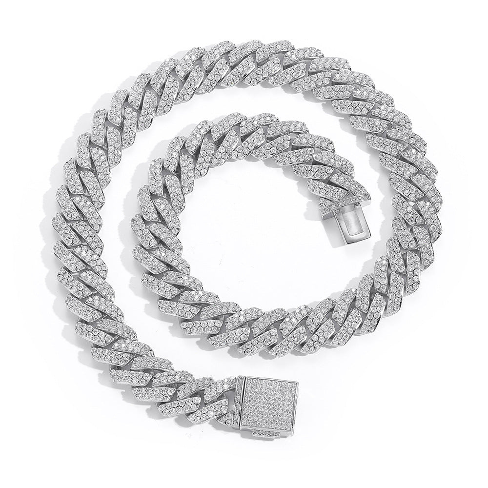 Diamond-Cut Cuban Chain Necklace in Gold or White Gold - PVD finish – Bold Hip Hop Jewelry