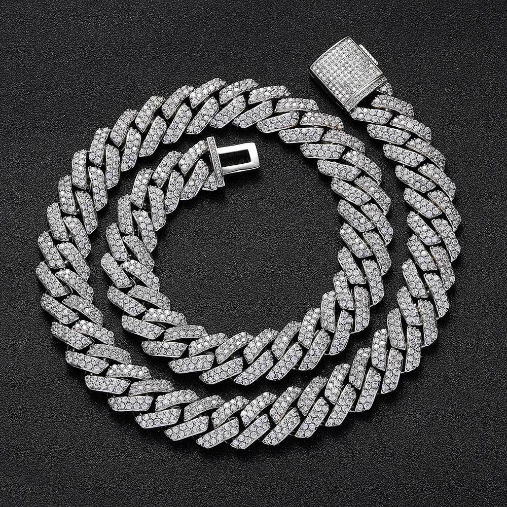 Diamond-Cut Cuban Chain Necklace in Gold or White Gold - PVD finish – Bold Hip Hop Jewelry